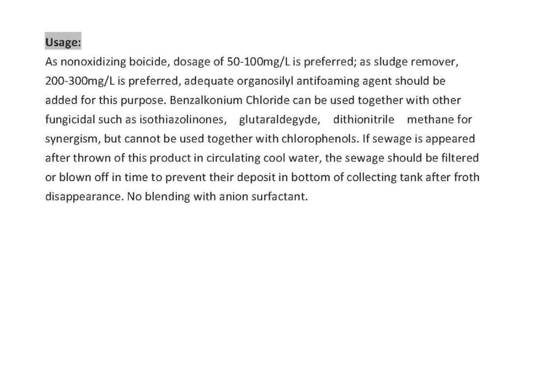 BKC 殺菌消毒劑(四級胺) 3